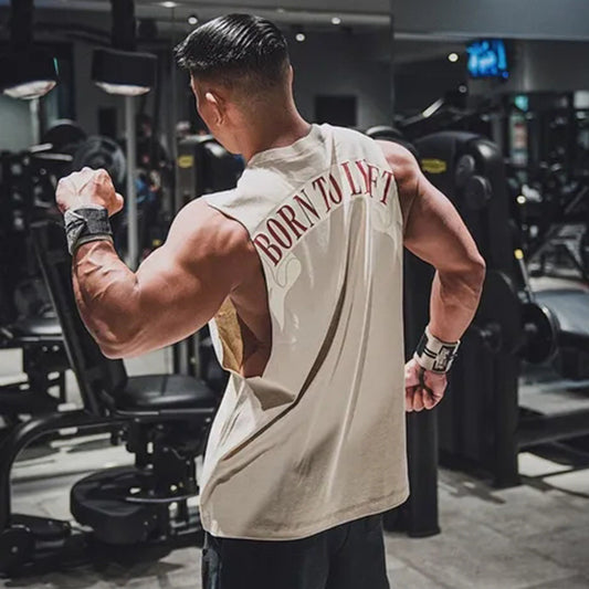 Fitness Breathable Sleeveless Casual Cotton Vest