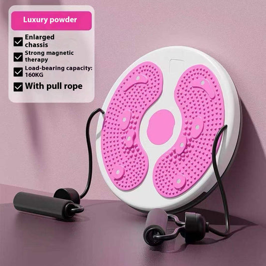 Home Waist Fitness Drawstring Wheel